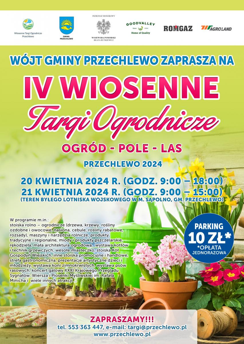 IV Wiosenne Targi Ogrodnicze już w najbliższy weekend